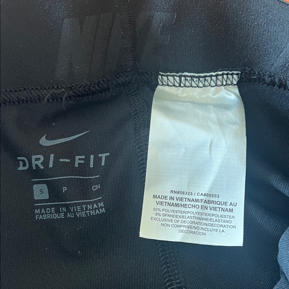 Nike Dri Fit Compression Shorts Mens Small Black Athletic Training 7” - Picture 6 of 7